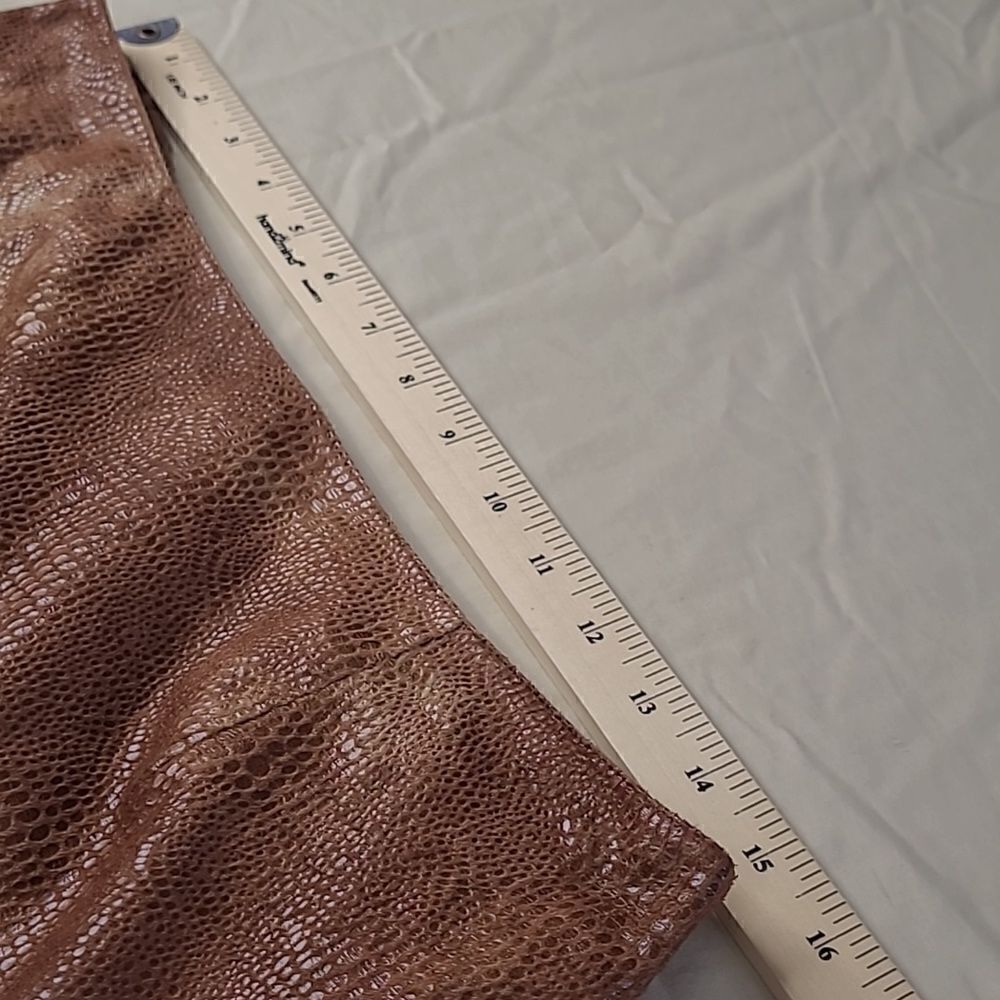 Sharon Young sz 4 faux leather skirt cow girl - Picture 6 of 8